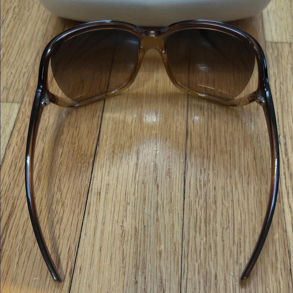 Versace Oversized Brown Gradient Women's Sunglasses w/ Case & Box - Picture 5 of 6